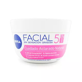 Crema Nivea Cudado Facial Aclarado Natural