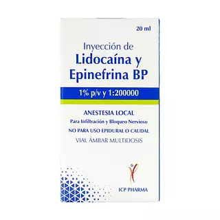 Lidocaina Y Epinefrina 1%