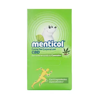Crema Gel Corporal Menticol Cannabis