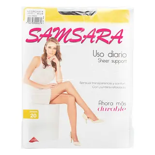 Medias Samsara Sheer Support Negro