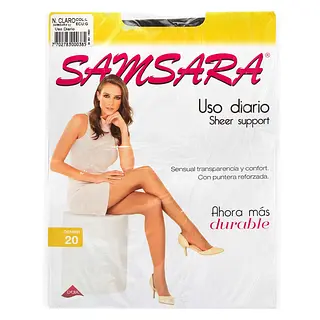 Medias Samsara Sheer Support Negro Claro