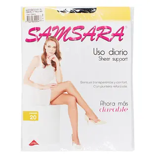 Medias Samsara Sheer Support Negro