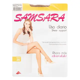 Medias Samsara Sheer Support Suntan