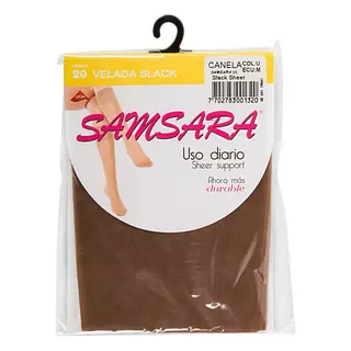 Medias Samsara Slack Canela