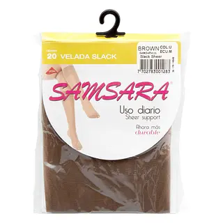 Medias Samsara Slack Brown