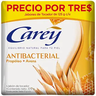 Jabon Carey Protección Antibacterial 110 Gr