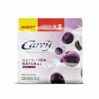 Jabon Carey Nutricion Natural 110 Gr