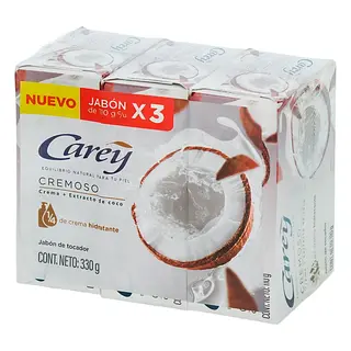 Jabon Carey Cremoso Coco 110 Gr