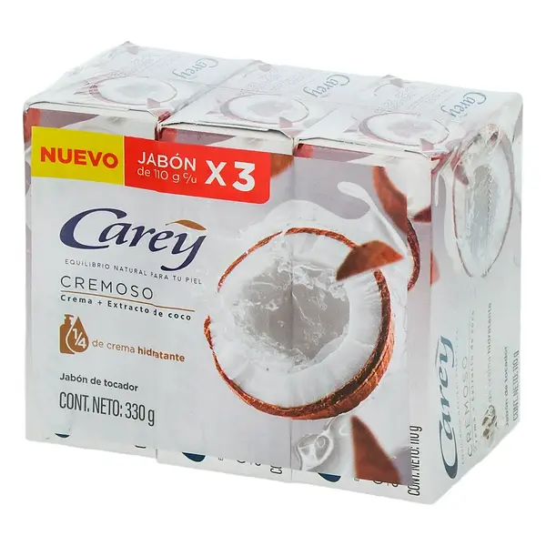 Jabon Carey Cremoso Coco 110 Gr