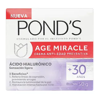 Crema Ponds Age Miracle Hialuron Dia