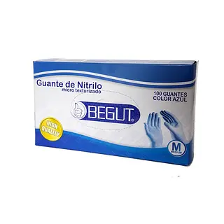Guante De Nitrilo Azul Talla M Begut