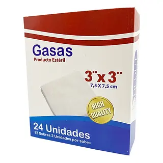 Gasa Begut Esteril Tejida 3x3