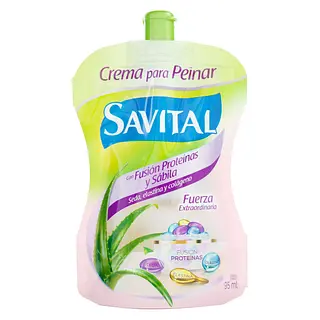 Crema Para Peinar Savital Fusión Proteinas Doypack