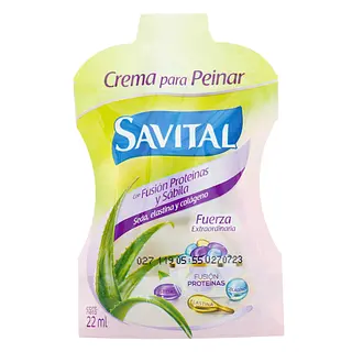 Crema Para Peinar Savital Fusión Proteinas Doypack
