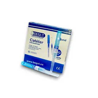 Cateter Intravenoso Begut 22 G Azul