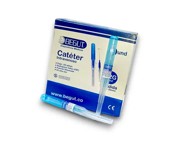 Cateter Intravenoso Begut 22 G Azul