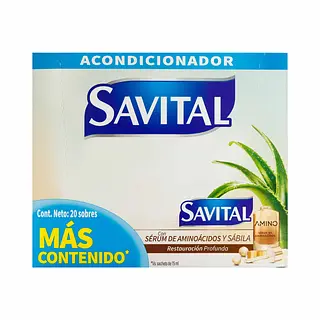 Crema Para Peinar Savital Restauración Aminoácidos