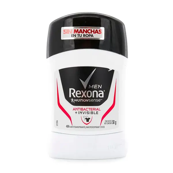 Desodorante Rexona Barra Men Antibacterial + Invisible