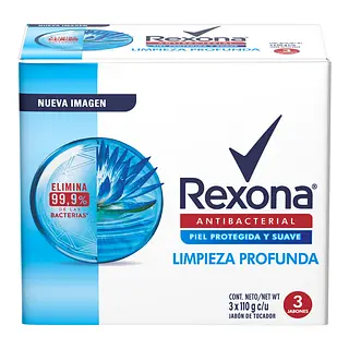 Jabones Rexona Limpieza Profunda