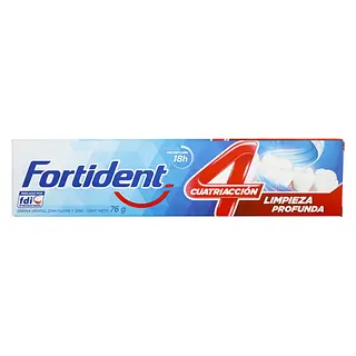 Crema Dental Fortident Limpieza Profunda