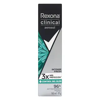 Desodorante Rexona Clinical Hombre Aerosol Intense Fresh