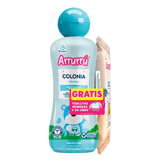 Colonia Arrurru Original Azul / Toallas Avena