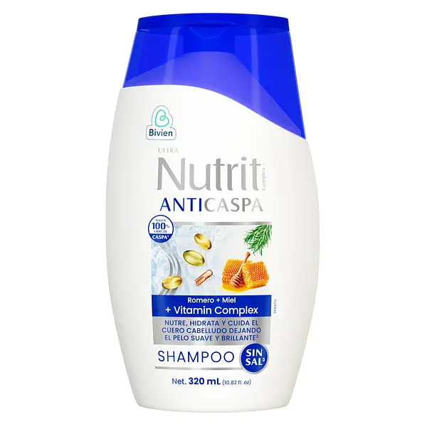 Champu Nutrit Anticaspa Romero Miel