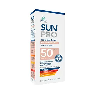 Proteccion Solar Sunpro Facial Color Spf 50