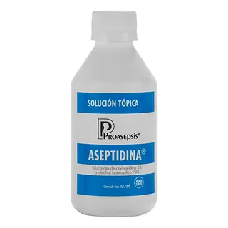 Aseptidina Spray Clorhexidina 2% Alcohol 70%