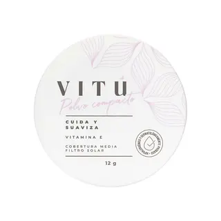 Polvo Compacto Vitamina E Vitu 4 Castaña