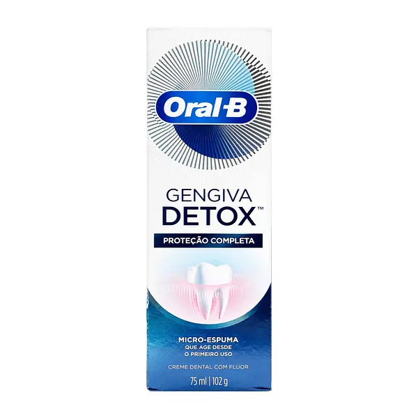 Crema Dental Oral-B Encias Detox Protección Completa