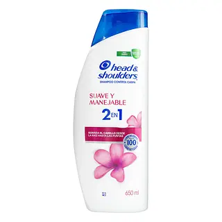 Champu Head-Shoulders 2 En 1 Suave Manejable