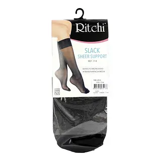 Medias Ritchi Sheer Slack Negro