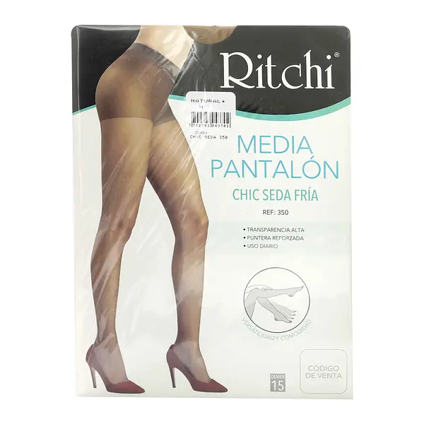 Medias Pantalon Ritchi Chic Seda Natural Talla M