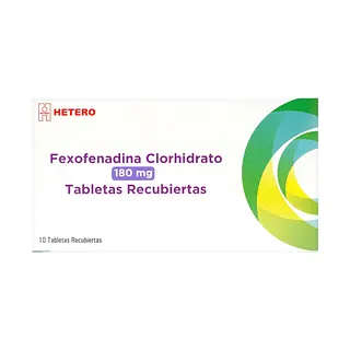 Fexofenadina Clorhidrato 180 Mg