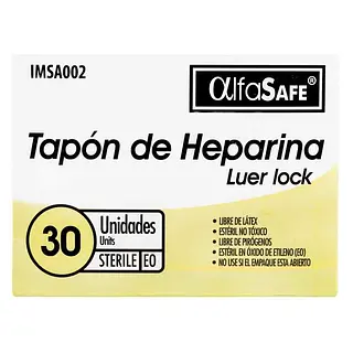 Adaptador Alfasafe Heparina