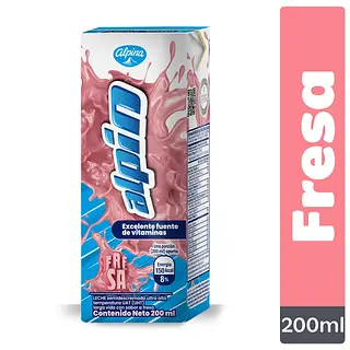 Leche Alpin Fresa