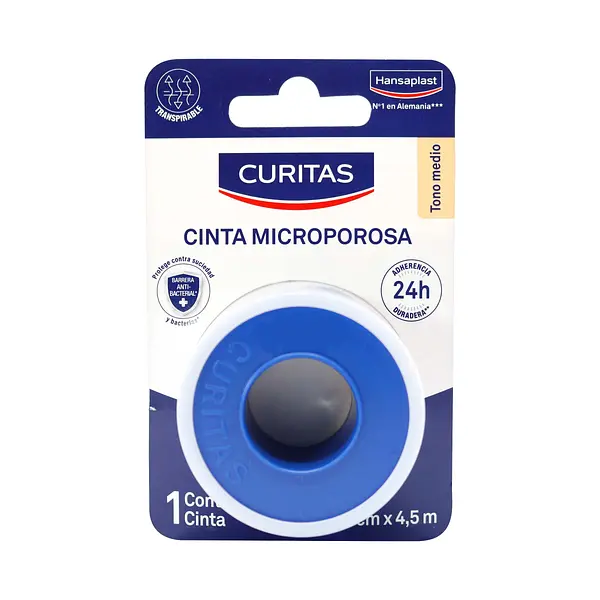 Cinta Microporosa Beige 4.5 M X 2.5 Cm