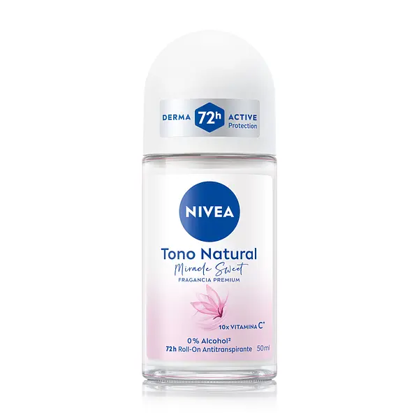 Desodorante Nivea Rolon Natural Miracle Sweet