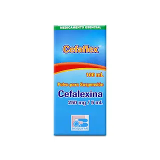 Cefaflex Cefalexina 250 Mg/5 Ml Polvo Suspensión