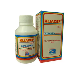 Kliacef 100 Ml Cefradina 250 Mg