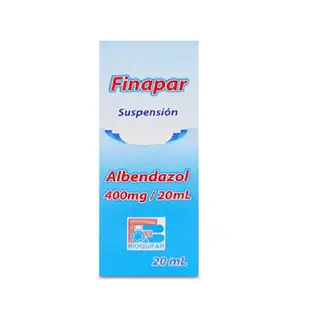 Finapar Albendazol 400 Mg/20 Ml Suspensión