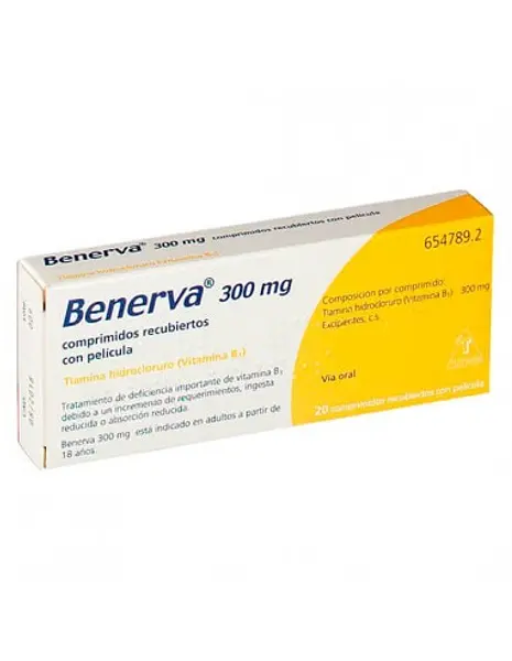 Benerva 300 Mg Tiamina 300 Mg
