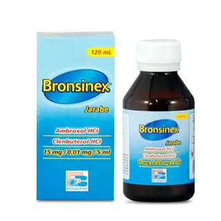 Bronsinex Ambroxol 15 Mg + Clenbuterol 0.01 Mg Jarabe