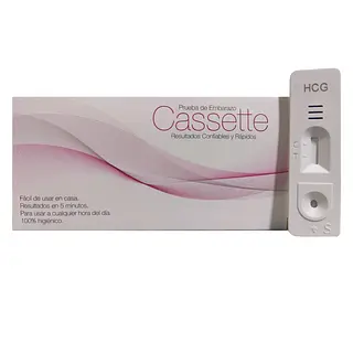 Prueba De Embarazo Cassette Rosada