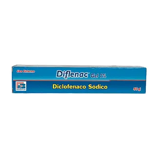 Diflenac Diclofenaco Gel 1% Bioquifar