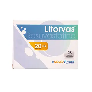 Litorvas Rosuvastatina 20 Mg
