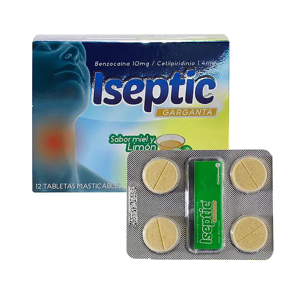 Iseptic Miel Limon Tabletas Masticable