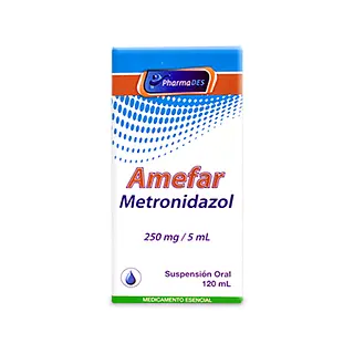 Amefar Metronidazol 250 Mg / 5 Ml Suspensión