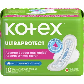 Toallas Kotex Ultra Protect